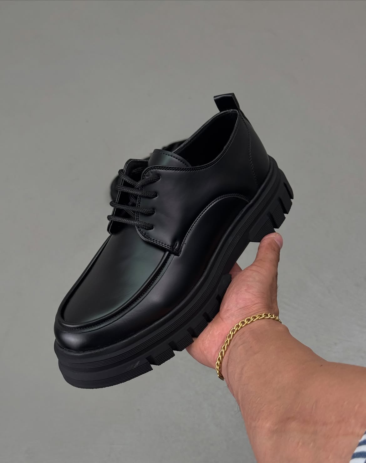 CHUNKY DERBY SHOES
